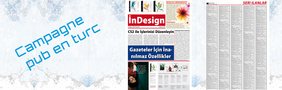 Version turque d'InDesign