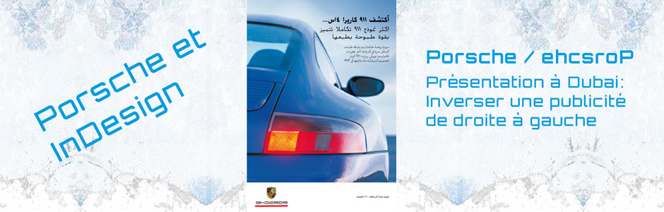 Inversion droite gauche de la pub Porsche