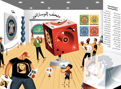 Version arabe d'Illustrator