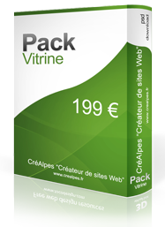 Logo Pack Vitrine à 199 €